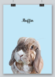 Load image into Gallery viewer, Single pet digital portrait