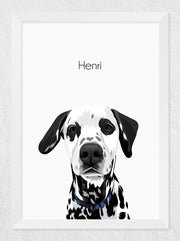 Load image into Gallery viewer, Framed pet portrait
