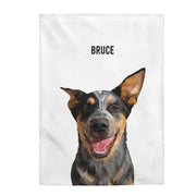 Load image into Gallery viewer, Blue heeler custom pet blanket
