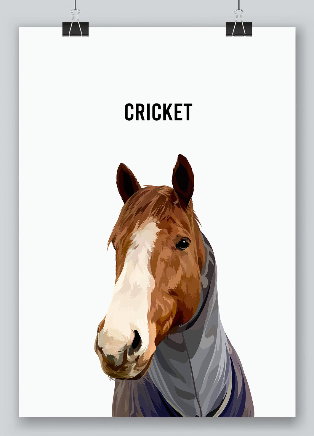 Custom horse portrait